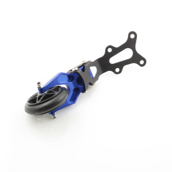Wheelie Bar Aluminium Blau - Billet Machined Wheelie Bar Savage XS