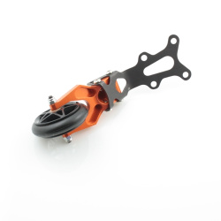 Wheelie Bar Aluminium Orange - Billet Machined Wheelie Bar Savage XS