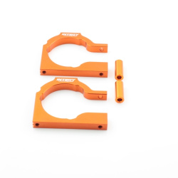 Motorhalter Platte Aluminium Orange - Billet Machined Motor Mount Plate (Savage Flux)