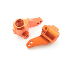 Lenkhebel - Aluminium Orange - Billet Machined Steering Knuckle - HPI Bullet