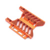Motorplatte Aluminium Orange 10mm (Savage Flux) - Billet Machined Heatsink Motor Plate