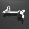 Lenkungsteile Aluminium Silber - Billet Machined Steering Bell Crank - HPI Bullet
