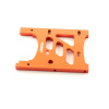 Motorplatte Aluminium Orange 10mm - HD Engine Heatsink...