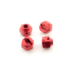 Radmitnehmer (Sechskant Felgenmitnehmer) 12mm - Aluminium - Rot