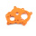 Motorplatte - Aluminium Orange - Billet Machined Alloy Motor Heatsink - Savage XS