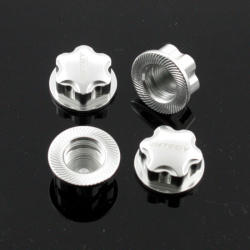 Radmuttern - Hex Wheel Nut - Aluminium Silber