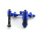 Servosaver Lenkungsteile Aluminium Blau - Kugelgelagert - Steering Bell Crank