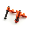 Servosaver Lenkungsteile Aluminium Orange - Kugelgelagert - Steering Bell Crank