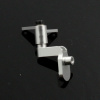 Gas- / Bremsanlenkung Aluminium Silber - Throttle Mix Arm...