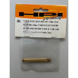 Kolbenstange 3x58mm (Titannitriert/2 Stück/Firestorm)
