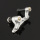 Servosaver Lenkungsteile Aluminium Silber - Billet Machined T2 Steering Bell Crank